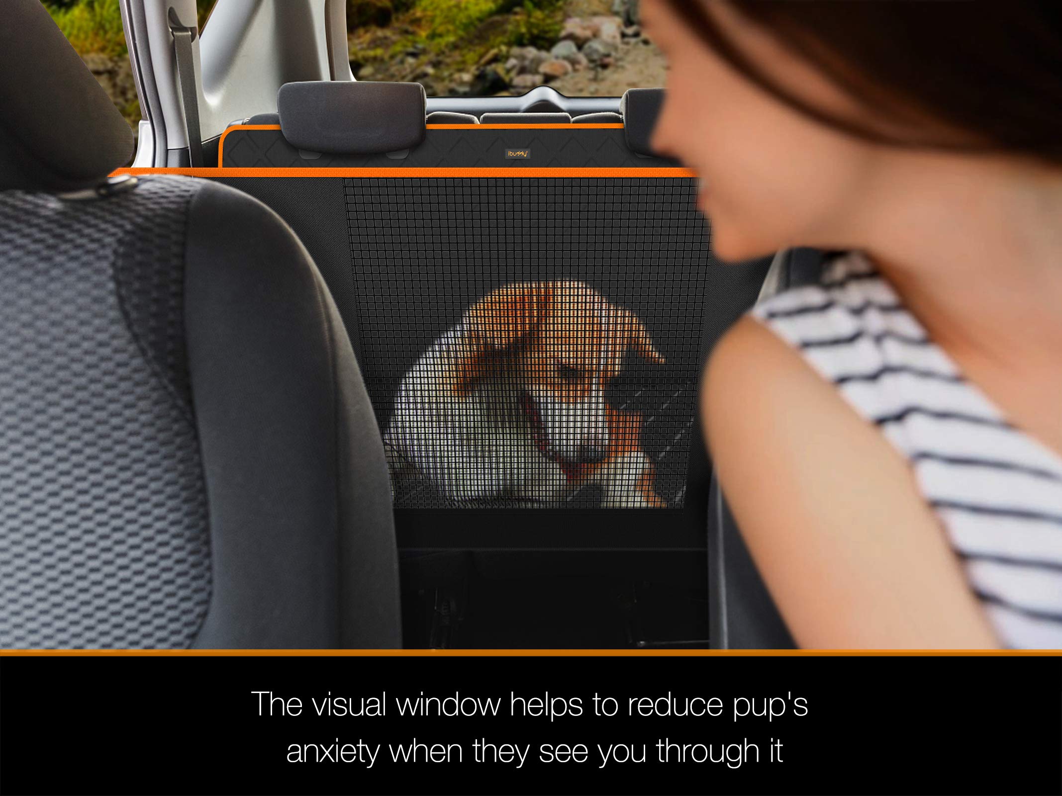 iBuddy XXL dog seat cover waterproof fabric protects from mud