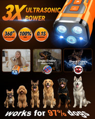 iBurr X3Pro six-mode operation offers versatile training scenarios for daily obedience and nuisance barking