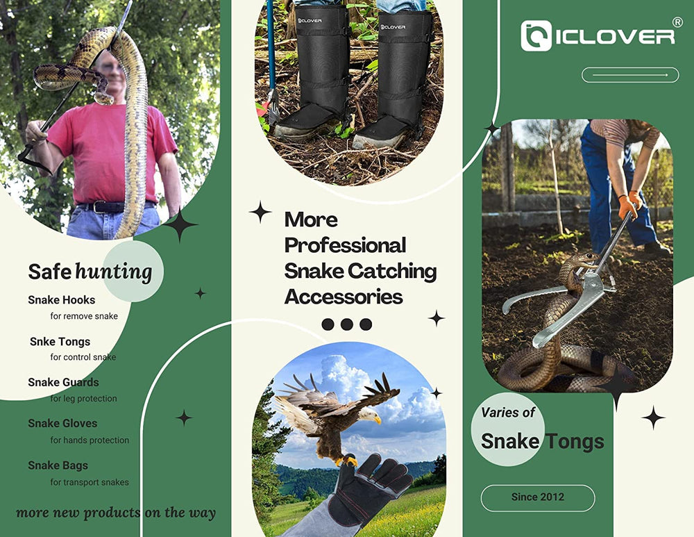 IC ICLOVER field-use tongs aid camping and reptile removal