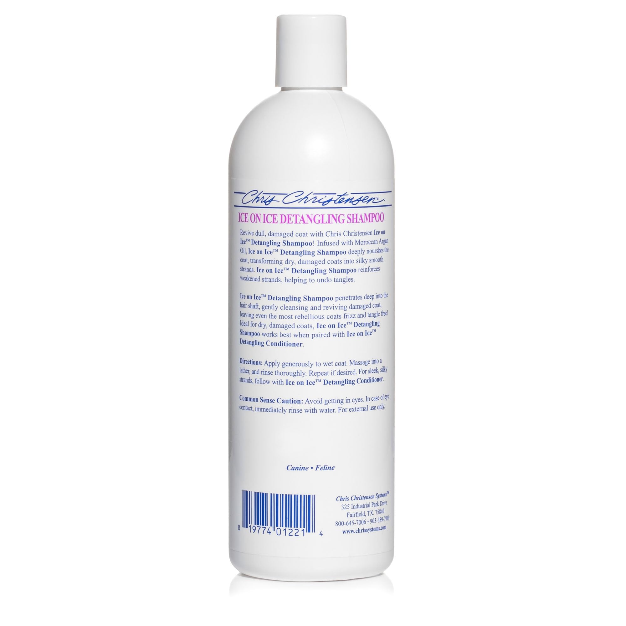 USA-made label and professional-grade bottle in a grooming station.
