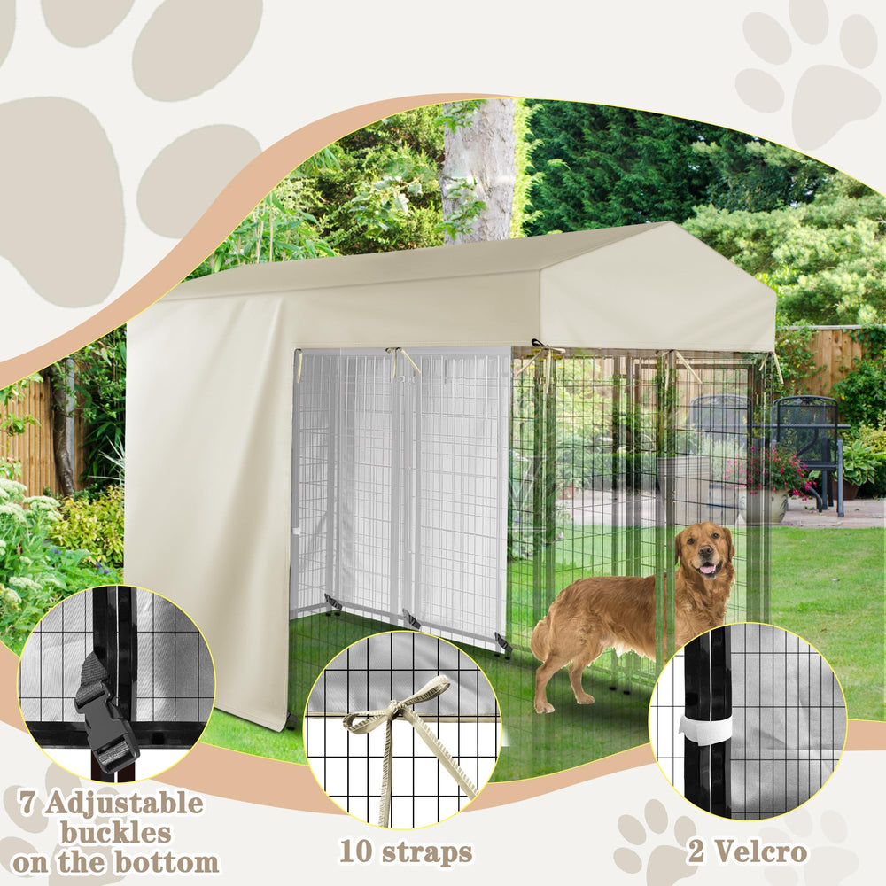 Iceberg Elf breathable fabric helps prevent moisture buildup in kennels.