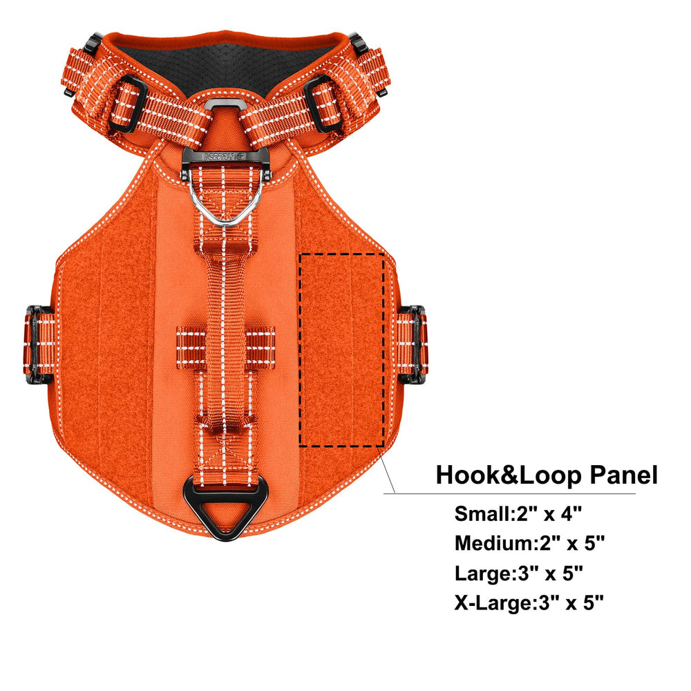 IceFang GN8 orange harness side detail highlights high visibility features