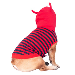 ichoue french-bulldog-costume-side profile highlights easy-on-off access
