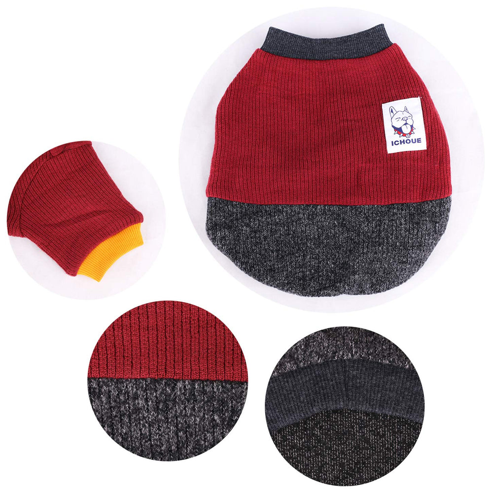 ichoue pet dog sweater xxlarge fit worn by model demonstrates sizing