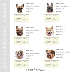 iChoue warm dog clothes shoulder-fit view emphasizes roomy shoulders for strong breeds