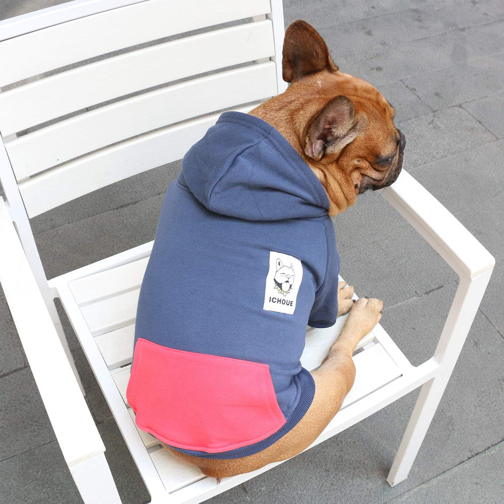 ICHOUE zipper-closure detail on hoodie facilitates easy on/off and reduces hair snag.