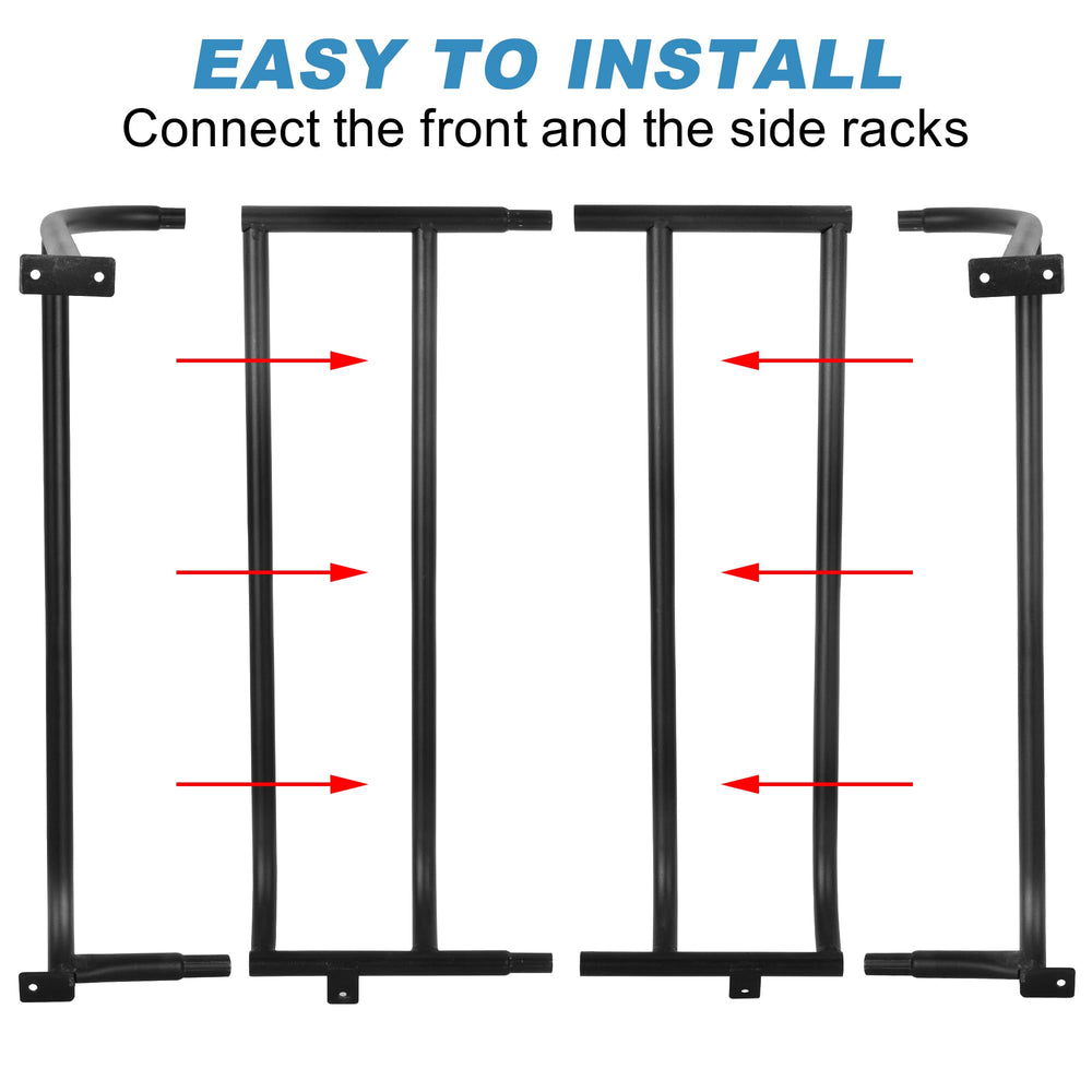 ICITYWALL hay feeder rounded edges prevent scratches for livestock safety