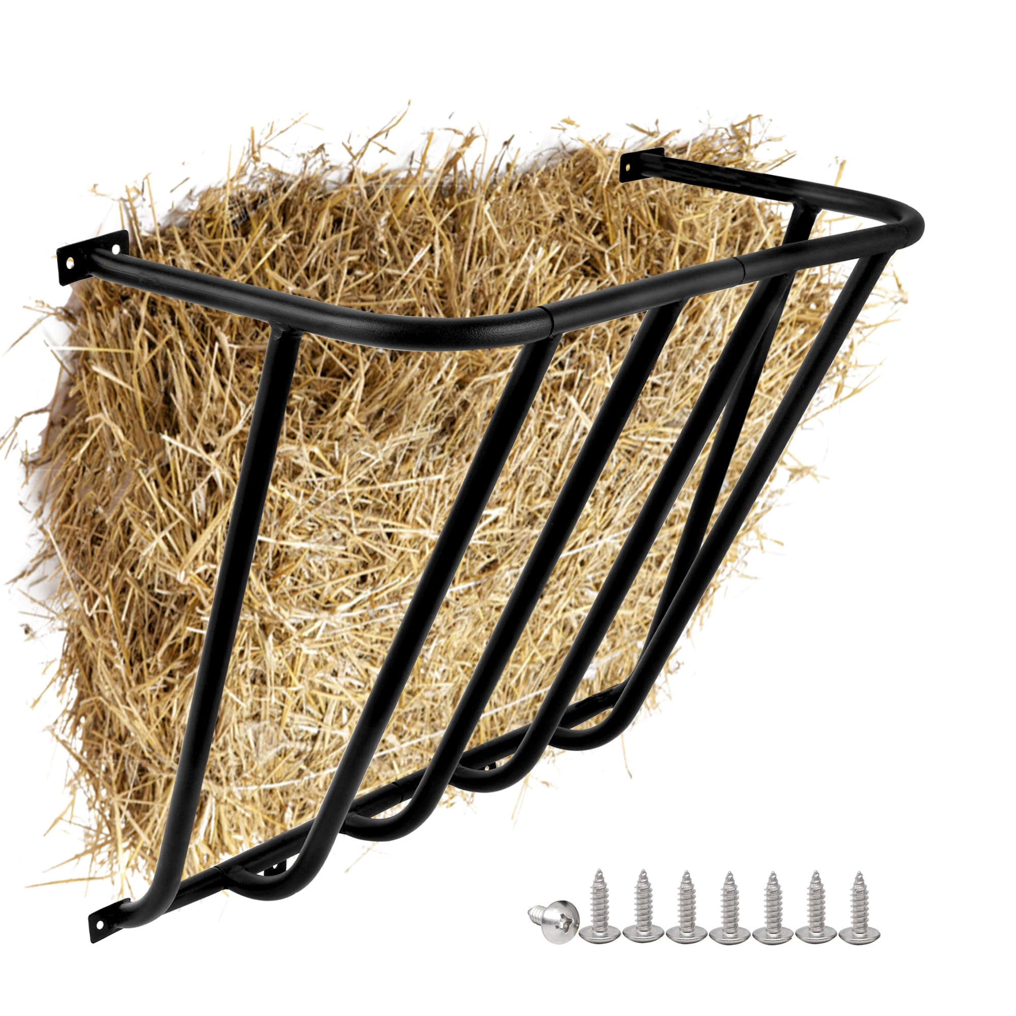 ICITYWALL hay feeder wall mount on barn wall for easy access
