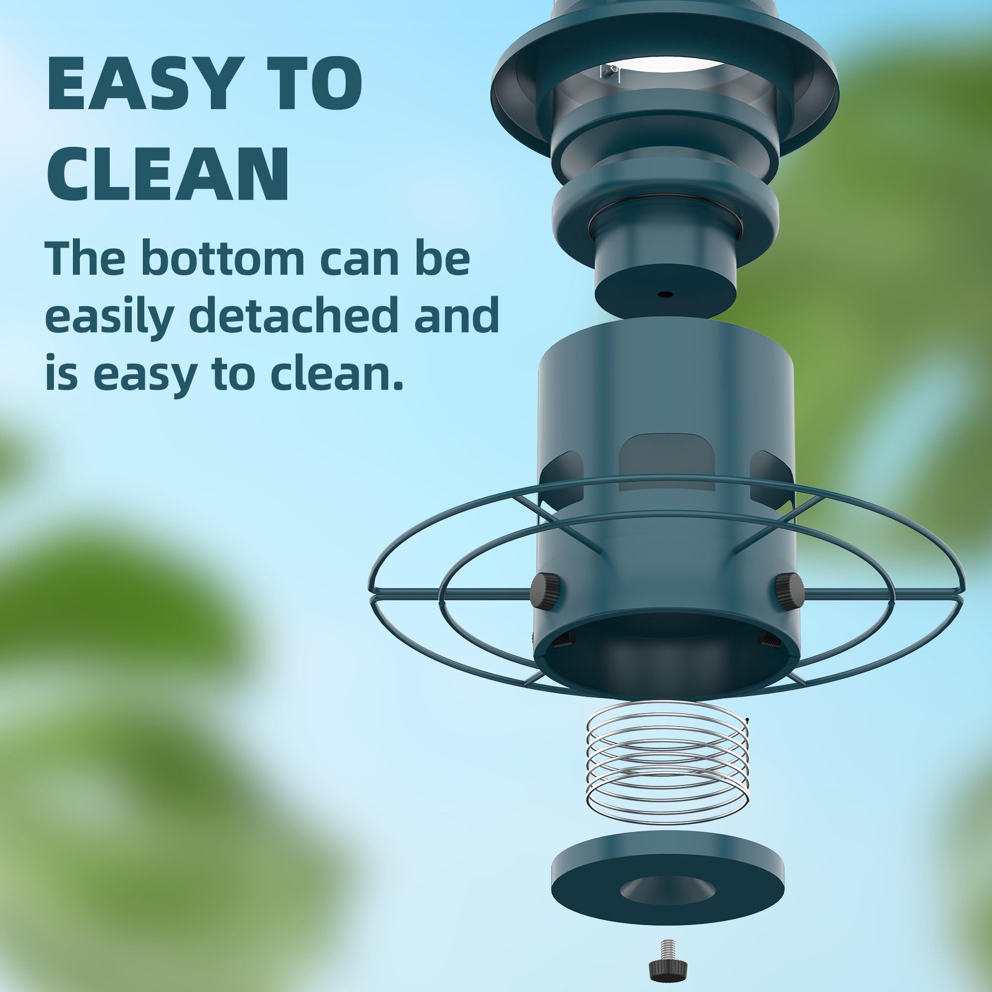 Icreer Weatherproof Seal keeps seeds dry in rain and humidity outdoors.