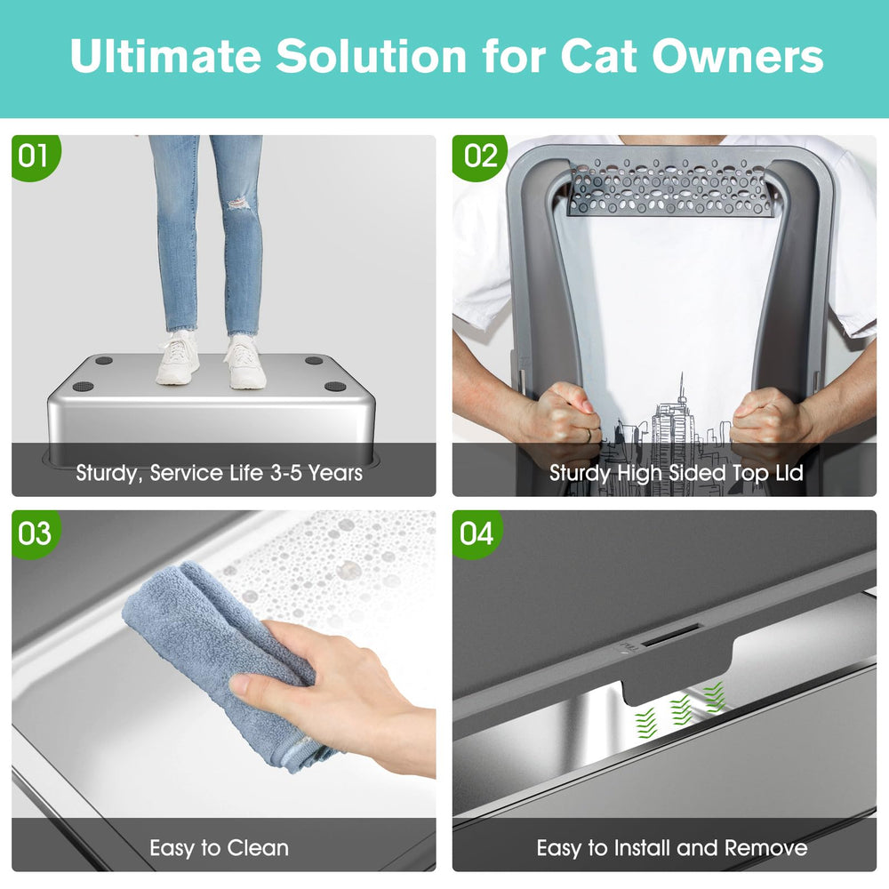 ICYAIR includes scoop for convenient litter maintenance