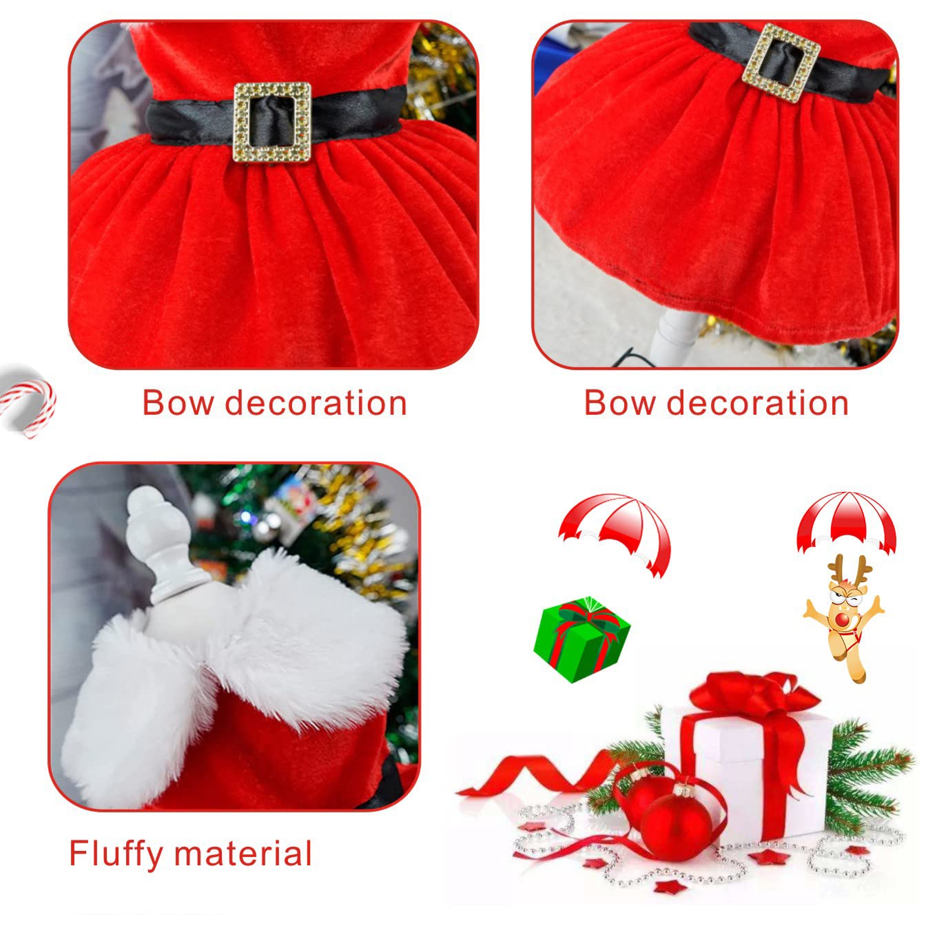 Idepet dog dress photography setup captures cute holiday moments