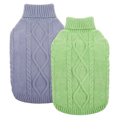Idepet Classic dog sweater back view showing seamless fit and style