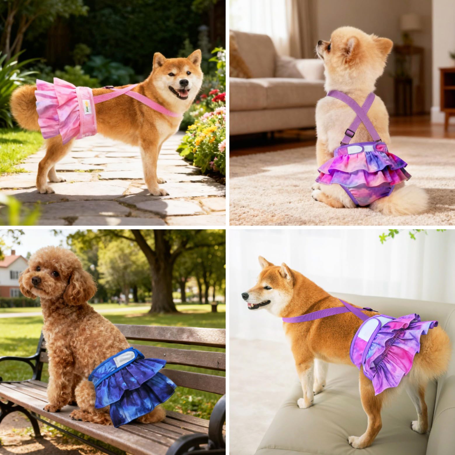 Idepet fast-dry inner lining helps keep dogs comfortable after washing