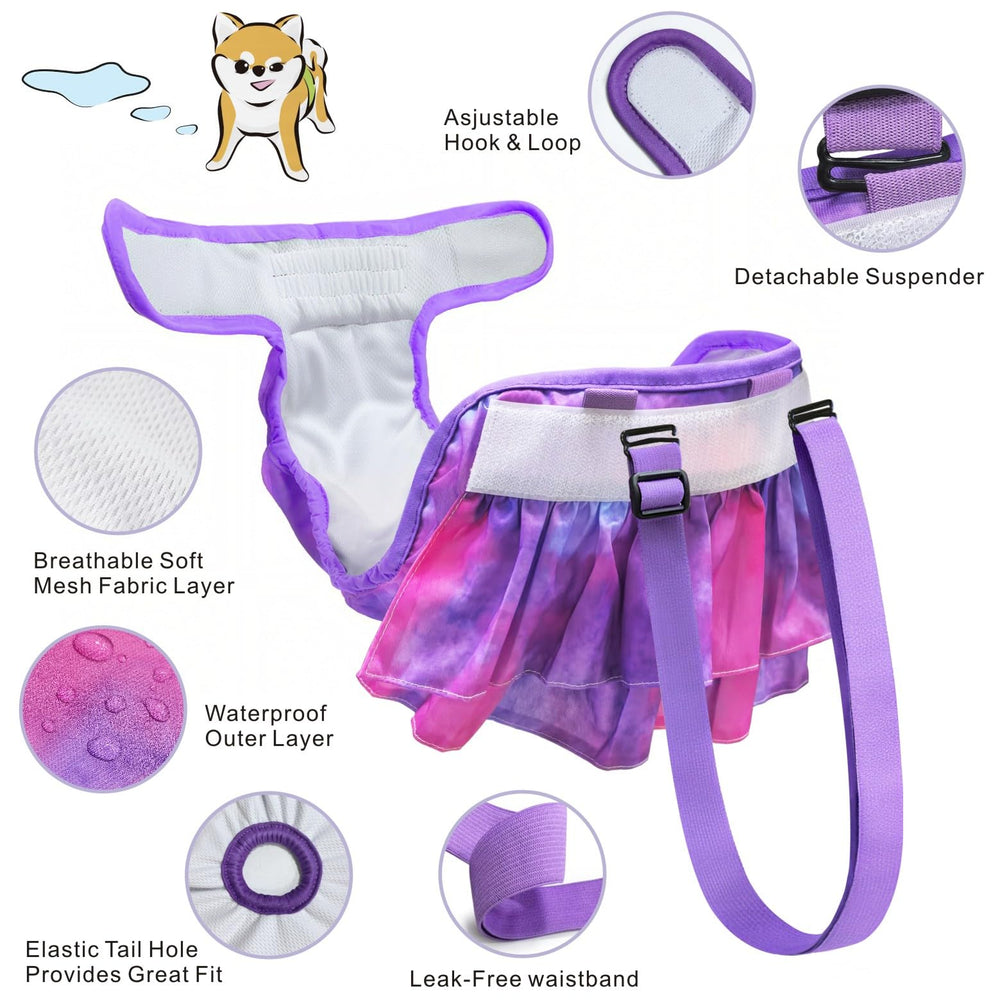 Idepet diapers are machine-washable for easy reuse and eco-friendly care