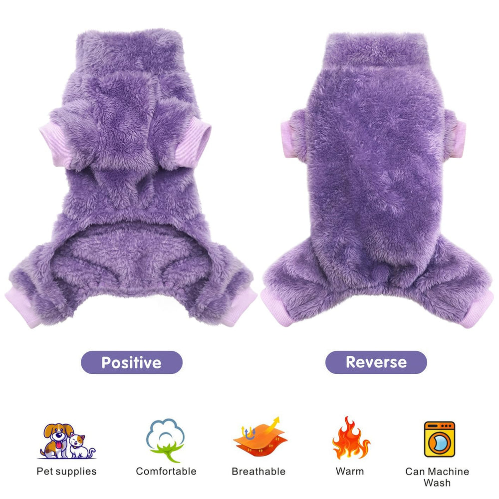 Idepet easy-care dog onesie machine washable fabric suggests effortless cleanups.