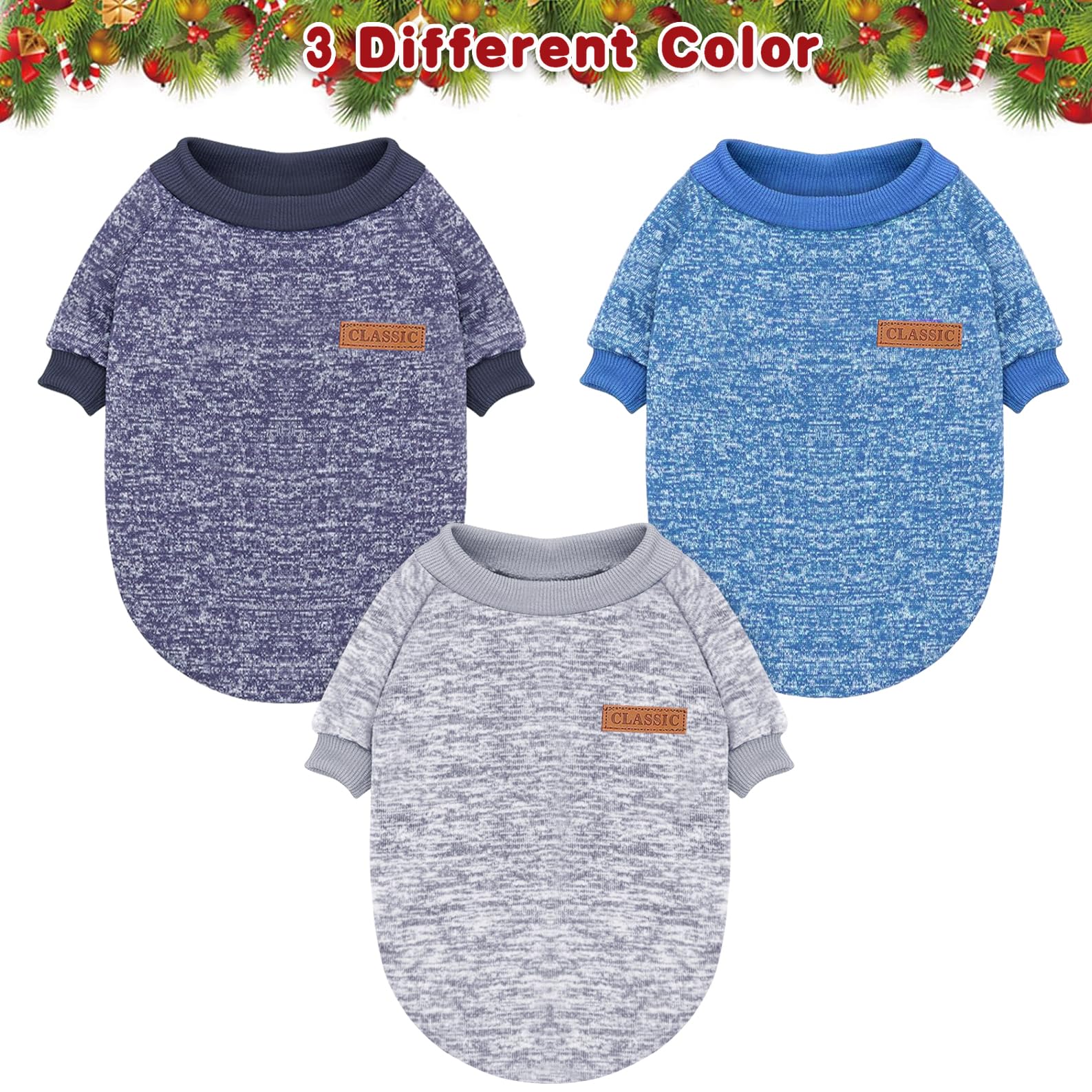 Idepet puppy dog clothes warm coat model shows comfortable daily wear for small pets.