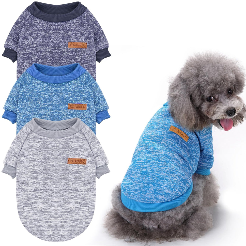 Idepet soft woolen dog sweater closeup highlights plush warmth and easy care.