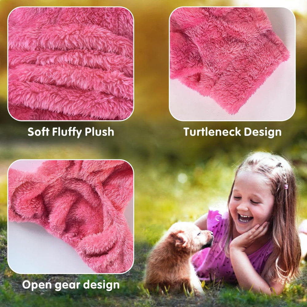 Idepet Velvet Dog Pajamas worn on a small dog or cat boosts winter comfort.