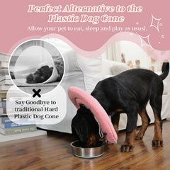 IDOMIK adjustable dog cone strap ensures secure fit