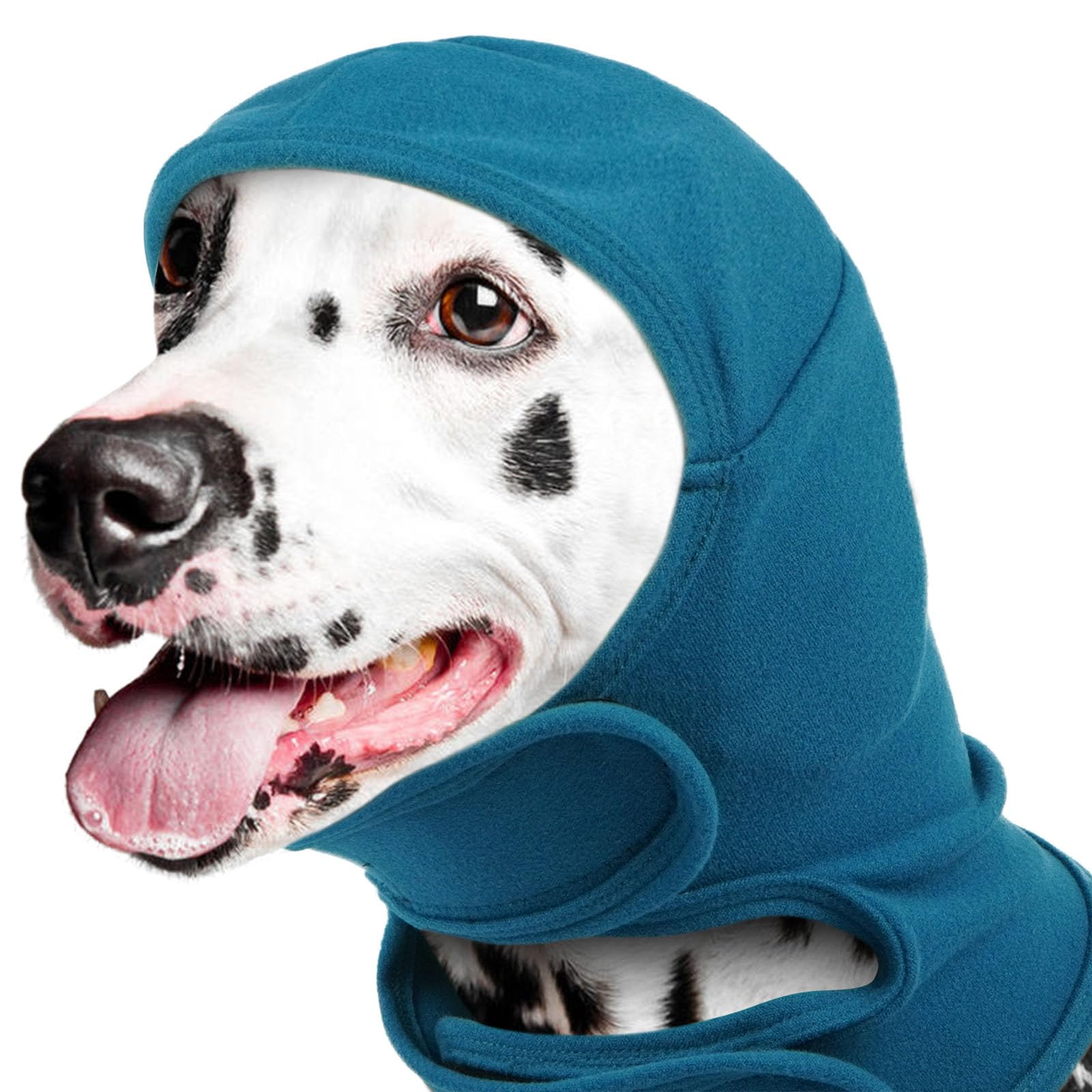 IDOMIK dog ear cover on a calm dog offering comfort during loud moments.