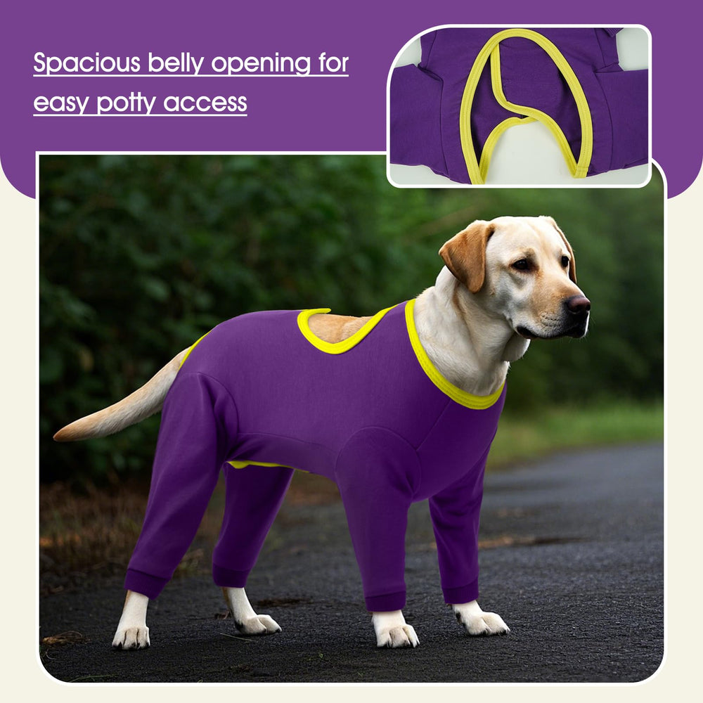 IDOMIK dog recovery suit breathable fabric supports long wear in comfort.