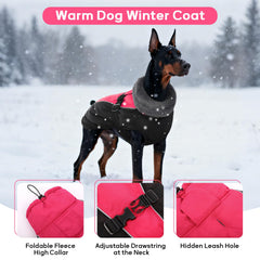 IDOMIK Dog Winter Coat side with adjustable buckle demonstrates easy on-off and secure fit