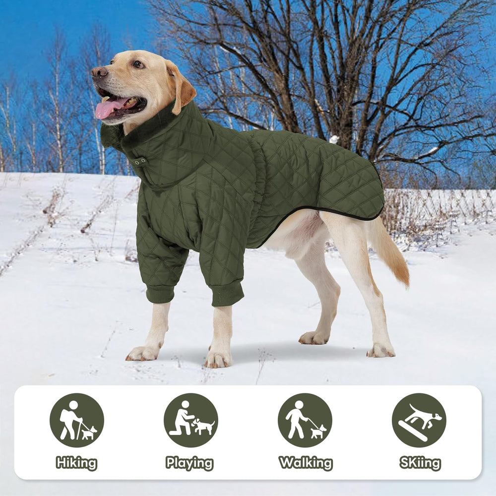 IDOMIK dog winter coat size S ensures precise fit for small dogs.