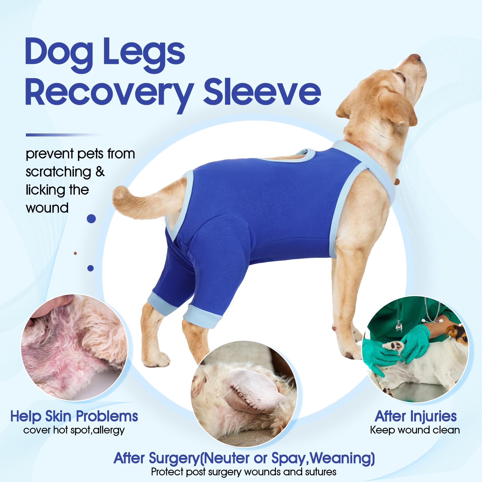 IDOMIK recovery suit cone-alternative allows eating, drinking, and movement