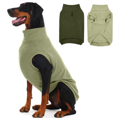 IECOii 2-pack large dog fleece sweater pack-shot in two colors for daily comfort