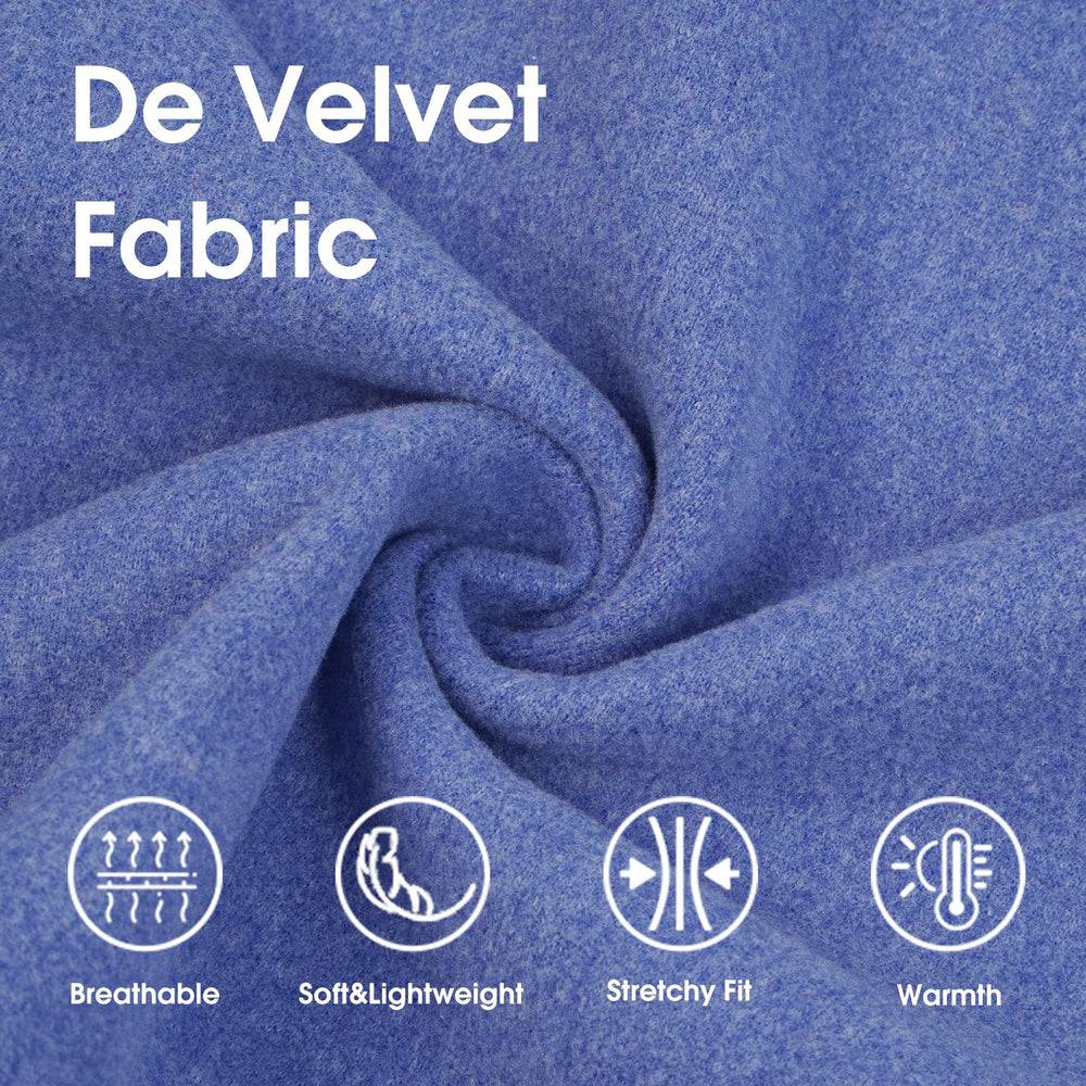 IECOii stretch fleece closeup highlights soft velvet comfort.