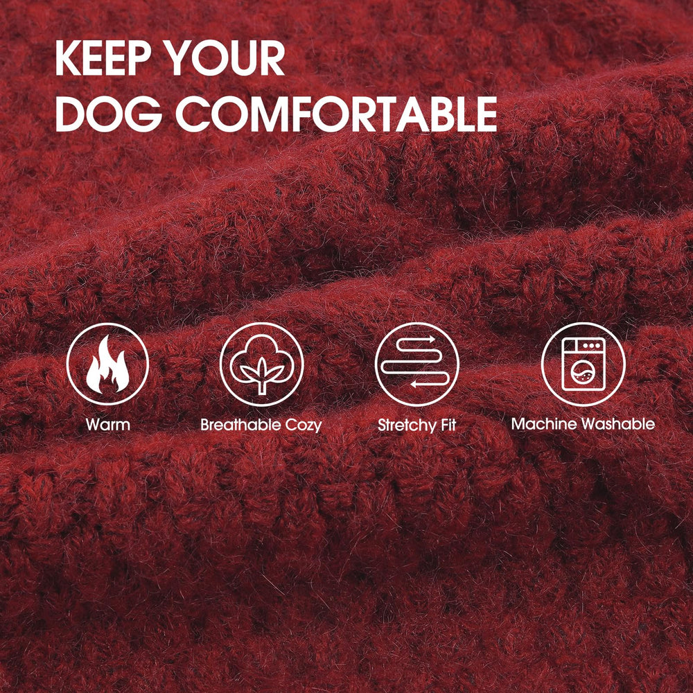 IECOii Big Dog Sweater Great Dane sizing emphasizes winter warmth