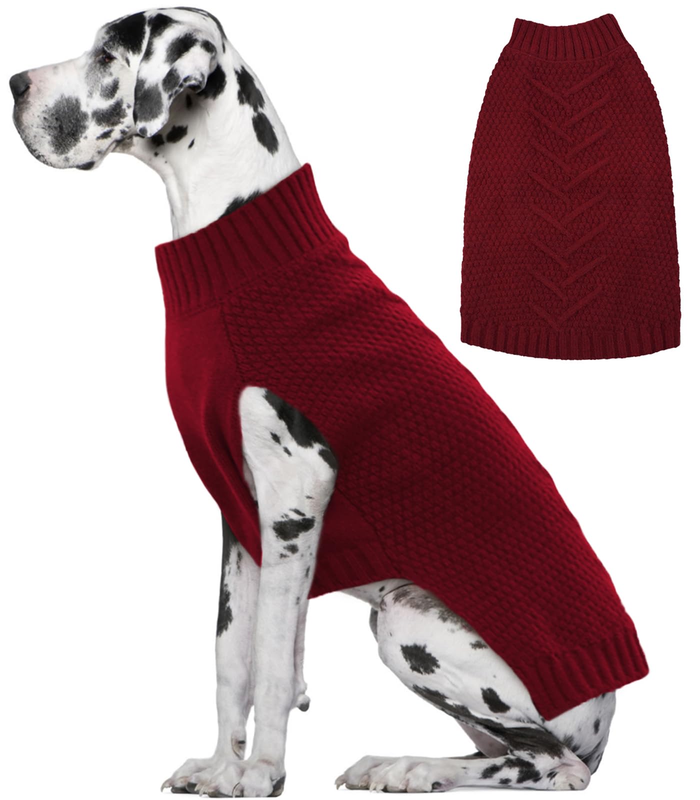 IECOii Big Dog Sweater close-up warmth shows Arctic velvet texture for cozy days