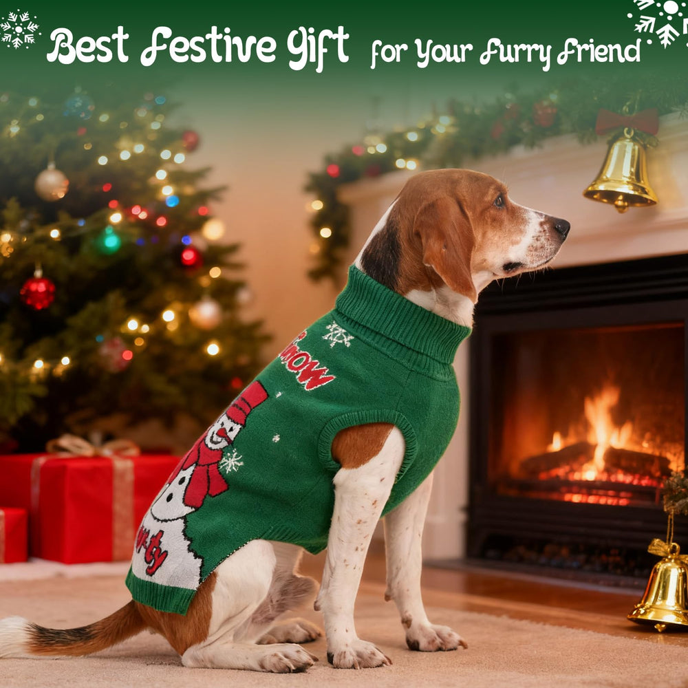 IECOii warm turtleneck keeps dogs snug during winter activities