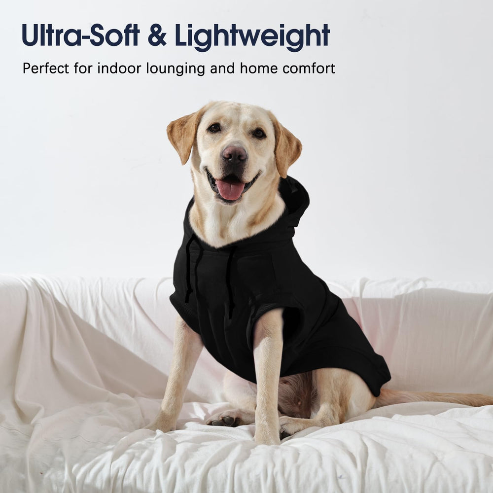 IECOii dog hoodie 4XL gray color option for versatile outfits