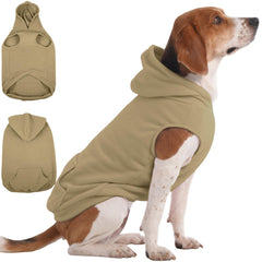 IECOii dog hoodie with polar fleece softness for warm, cozy winter wear