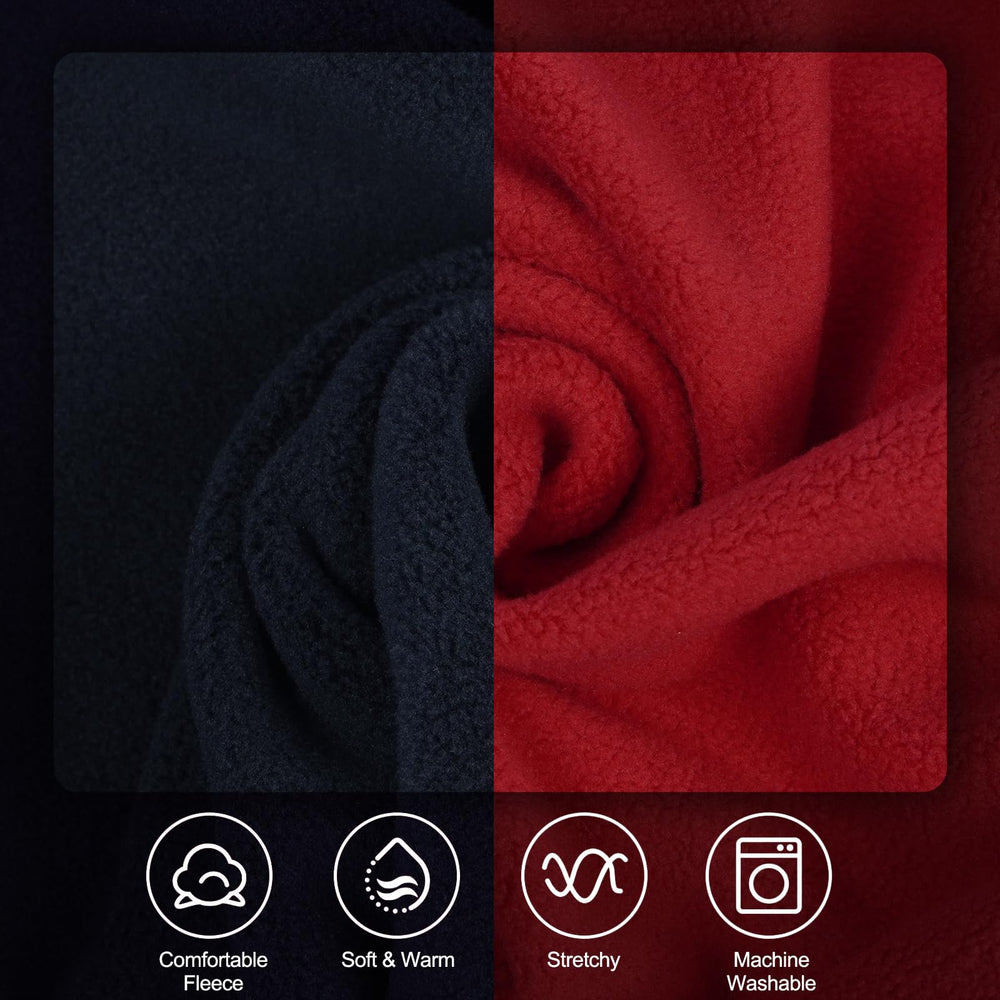 IECOii leash-hole design dog sweater shows convenient harness attachment without removing the garment.