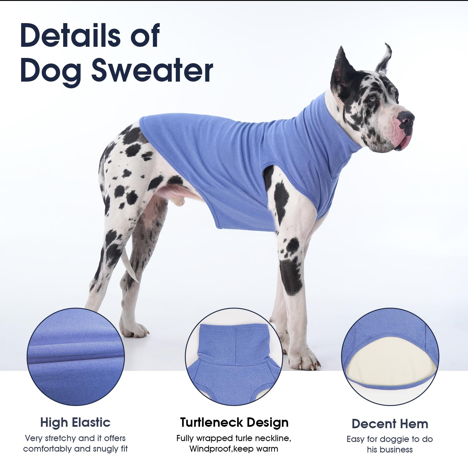 IECOii pullover design for easy on off during walks.