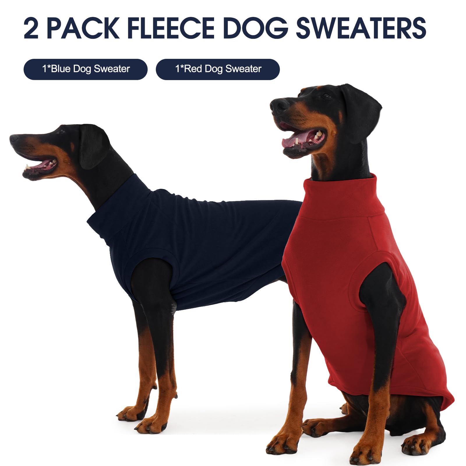 IECOii dog sweater pullover style for easy on-and-off wear