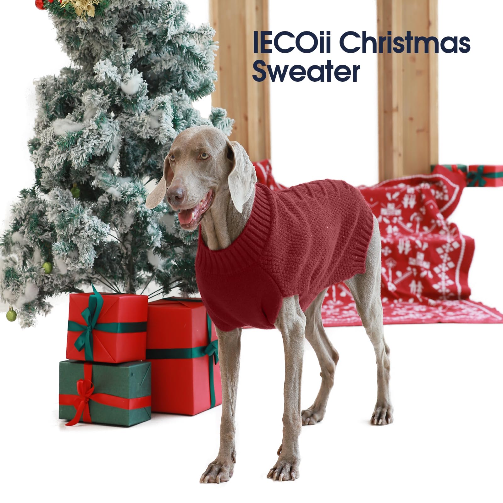 IECOii dog sweater size range from M to 5XL including 2XL
