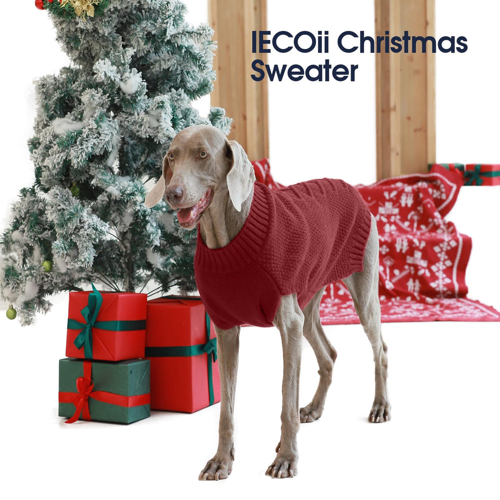 IECOii dog sweater size range from M to 5XL including 2XL