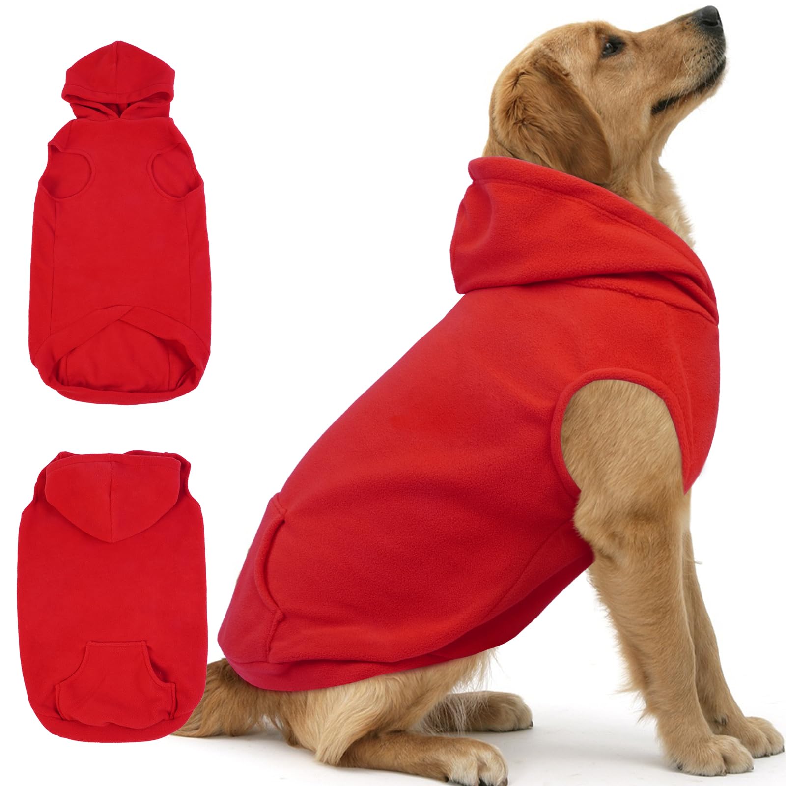 IECOii dog sweatshirt 3XL pocket-back ideal for snacks on walks