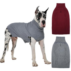 IECOii Great Dane sweater closeup knit texture for breathable warmth