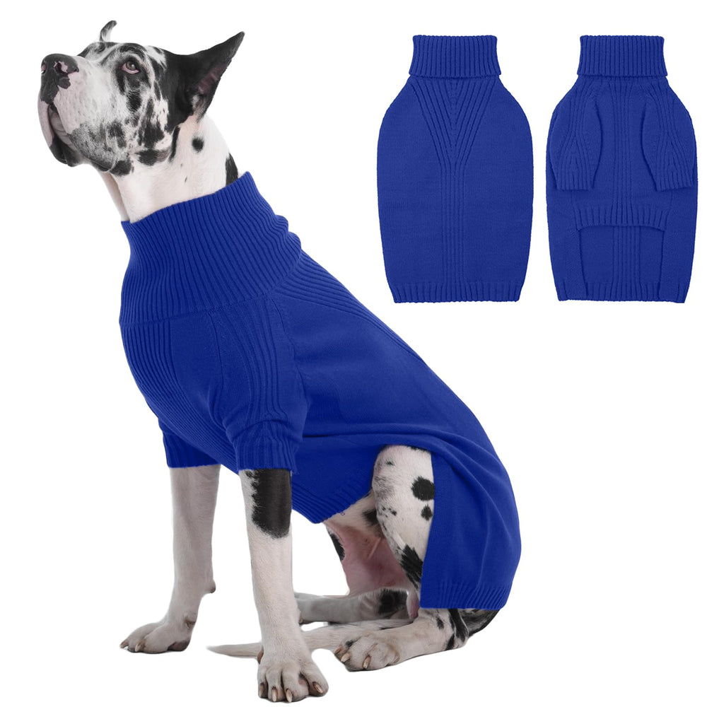 IECOii Great Dane Sweater chest-view highlights warm knit comfort for cold days