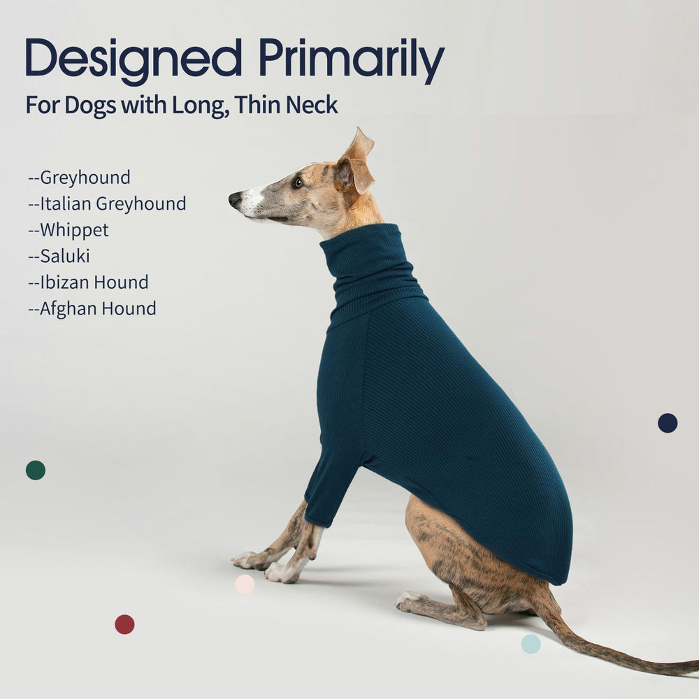 IECOii greyhound jumpsuit turtleneck detail offers extra neck coverage.