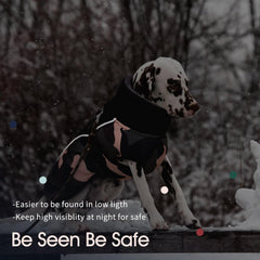 IECOii Reflective strip on back for safer nighttime dog walks