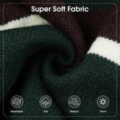 IECOii Whippet sweater hood back view in green highlights wind protection and ear coverage