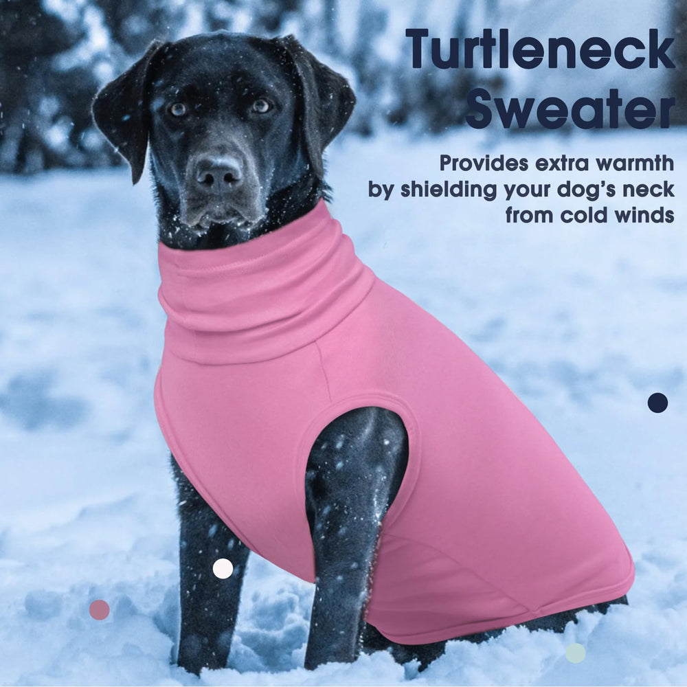 IECOii XL Dog Sweater pink Christmas style for festive outings