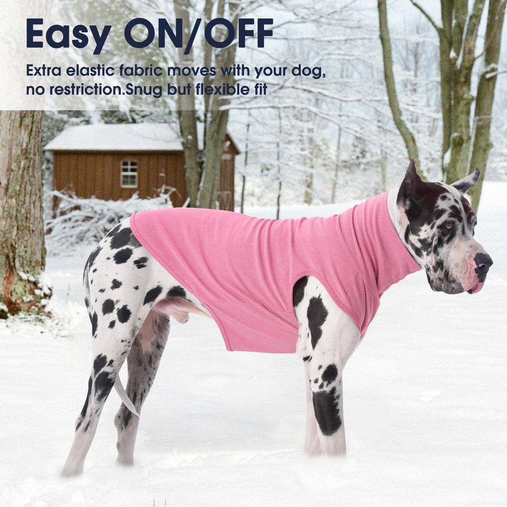 IECOii XL Dog Sweater velvet-soft fabric for cozy comfort