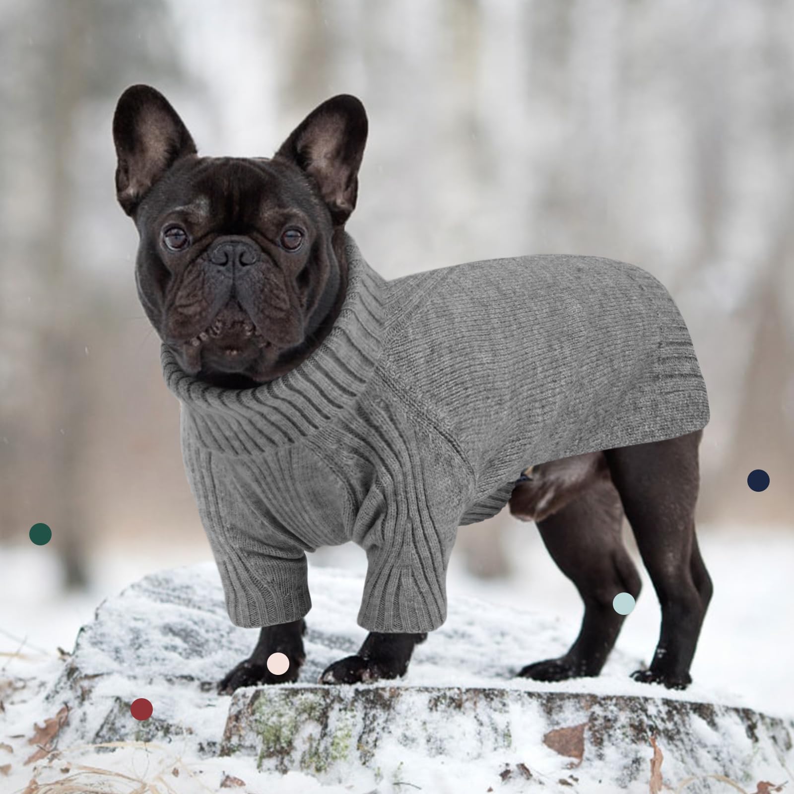 IECOii XXL dog sweater for holidays and everyday warmth