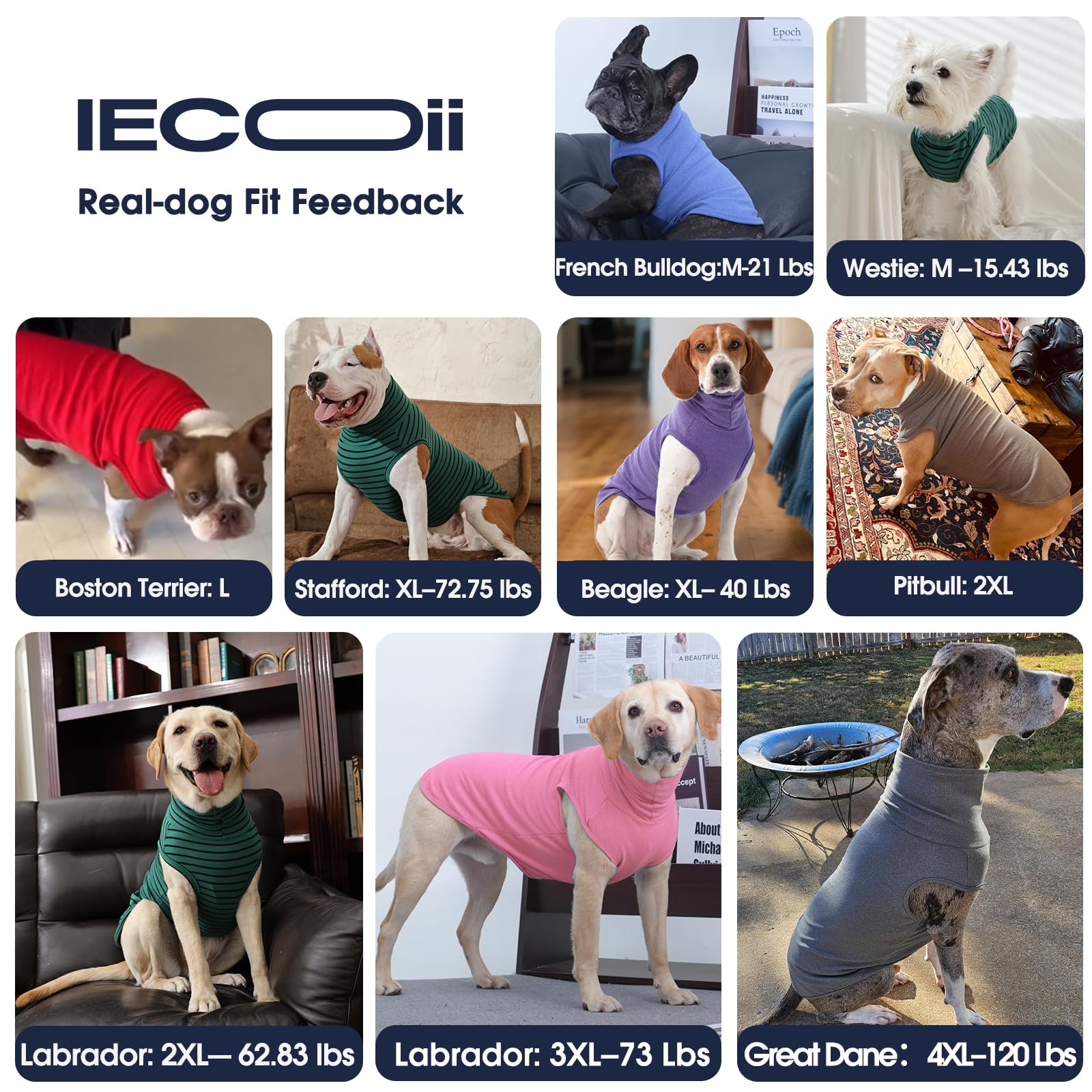 IECOii XXXL neck 20-5 measurement reference ensures warm, non-restrictive wear.